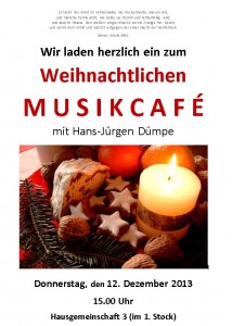 Plakat Musikcafé 121213